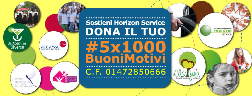 5×1000 Buoni Motivi per sostenere la Horizon Service