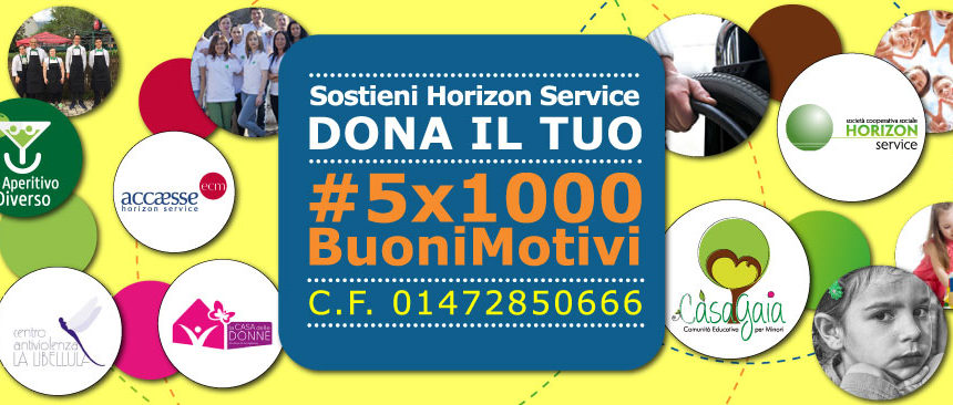 5×1000 Buoni Motivi per sostenere la Horizon Service